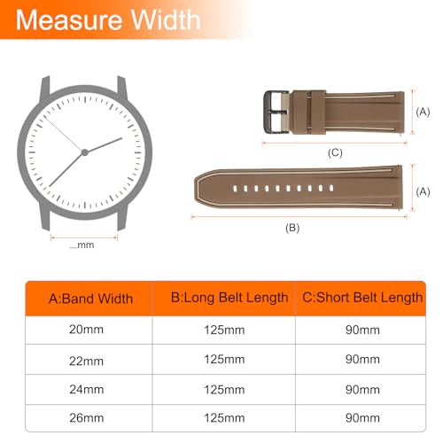 Correas de reloj de silicona con hebilla negra intercambiables para hombres y mujeres 2