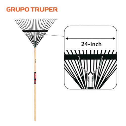 Rastrillo de hojas Truper TruPro acero 24" x 54" miniatura 4