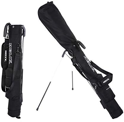Golf Stand Bag, Lightweight Easy Carry Golf Sunday Travel Bag with Shoulder, Practice Ranger Sunday Golf Bag for Women Men(Black)
