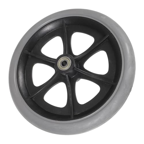 DIYEAH 1pièce Roues Universelles Pour Pneu Plein Antidérapant Installation Facile Rotation à Degrés Remplacement Pour Roues Endommagées