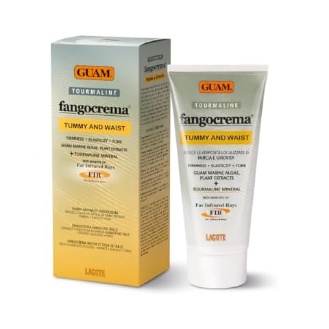 Guam Anti-cellulite Cream for Belly, Hot Skin Tightening Cream for Stomach with Black Tourmaline, Natural Cellulite Remover and Tummy Tightening Cream, 150 ML Cover