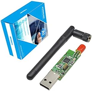 Aideepen Zigbee CC2531 Sniffer Bare Board Packet Protocol Analyzer Module USB Dongle for Home Assistant, Open HAB etc USB CC2531 Bluetooth 4.0 protocol analyzer Sniffer external antenna