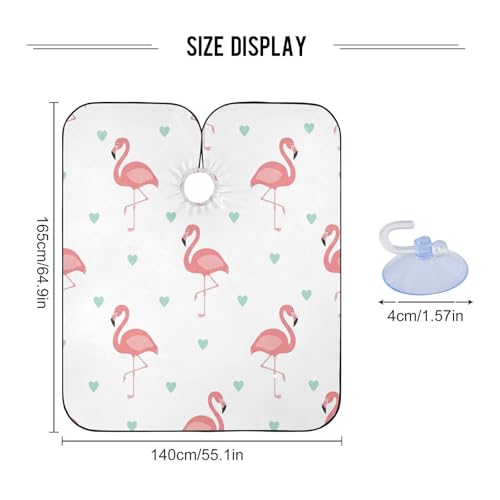 Capa de barbería impermeable para hombres Kigai Flamingo miniatura 3