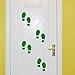 20 Pairs 40 Prints Green Kids Size Shoes Footprint Stickers Decals for Floor Wall Stairs to Guide Directions Celebrate St. Patrick's Day by SKYCOOOOL