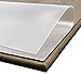 Produktbild Tischdecke Folie 2 mm transparent einseitig mattiert, Keine BLASENBILDUNG, Schutzfolie Tischschutz, Größe wählbar (Eckig 110 x 110 cm)