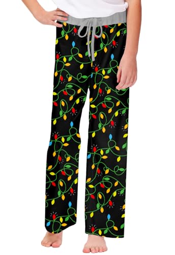 Image of Remimi Girl Boy Plaid Pants Drawstring Summer Casual Loose Bottoms 5-14 Years
