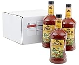 Master of Mixes Loaded Bloody Mary Drink Mix, Ready To Use, 1.75 Liter Bottle (59.2 Fl Oz), Pack of 3