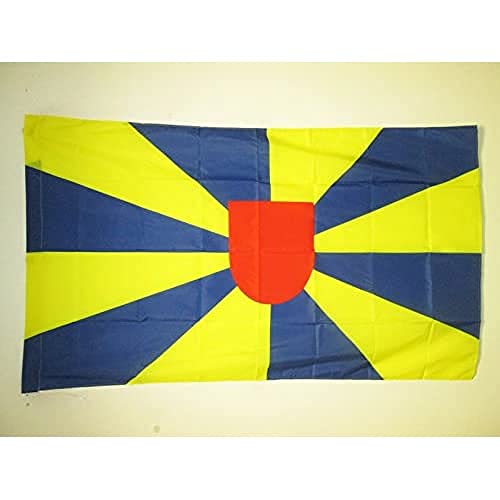 AZ FLAG, Province of West Flanders Flag, 3x5 Ft, West-Vlaanderen Banner with Sleeve, 100% Polyester, Fade Resistant