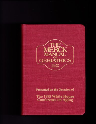 Merck Manual of Geriatrics 2nd/Indxd Edition by... B011DCLN18 Book Cover