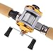 Luzhengyang Compact Plastic & Nylon Micro Rod Winter Ice Fishing Rod Combo, Telescopic Design, Weight &, Perfect for Ice Fishing Enthusiasts and Collectors - L