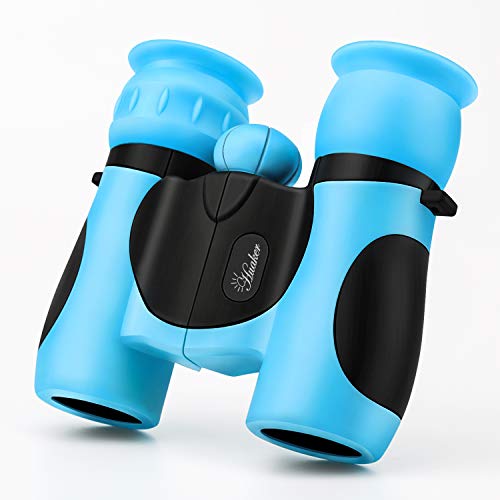 Kids Binoculars 8x21 High-Resolution Real Optics Compact Binoculars Kids Toy for Boys