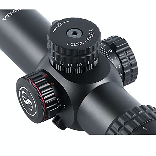 Sniper Vt 1-6X28 Ffp First Focal Plane (Ffp) Cqb Scope 35Mm Tube Ed Optics System With Red/Green Illuminated Reticle Fit .223 5.56 #TOP2