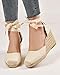 Tomwell Sandalias Mujer Cuña Alpargatas Moda Bohemias Romanas Sandals Rivet Playa Verano...