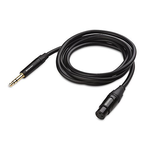 Cable Matters 6.35Mm (1/4 Inch) Trs To Xlr Cable 6 Ft Male To Female (Xlr To Trs Cable, Xlr To 1/4 Cable, 1/4 To Xlr Cable) #TOP2