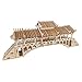 SEWACC Ponti Coperti di Puzzle Ponti di Legno di Puzzle 3D Ponti Coperti Fai da Te Puzzle Assemblaggio Woodcraft Educativo Fatti a Mano per I Bambini Giocattoli Giovani Adolescenti E