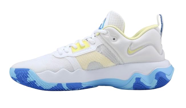 Image of Nike Herren Giannis Immortality 3 DREI Viertel hoch, Light Blue White, 13 US