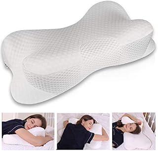 Coisum Stomach Sleeping Back Sleeping Cervical Pillow - Memory Foam Belly Sleeper Pillow