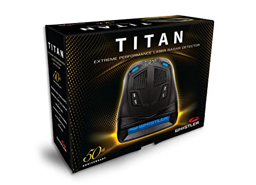 Whistler Titan Extreme Performance Radar Detector And Laser Detector, 360° Maxx Coverage, Auto Learning Technology, Dsp Technology Provides Maximum Sensitivity, Gps Enhanced Features, Tfsr #TOP7