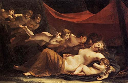 Cuadro en lienzo el sueño de venus de 60x90cm para transformar tu salón con arte clásico