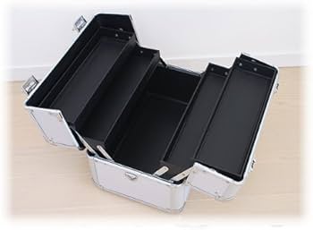 Amazon | ・アルミフレーム コスメケース メイクボックス コスメ