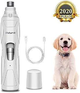 Dog Nail Grinder Upgraded - Professional 2-Speed Rechargeable Electric Pet Nail Trimmer Nail