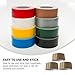 GLEAVI 3rolls Carpet Tape Heavy Duty Adhesive Packing Tape for Floor Repairs Brown for Home and Industry Use