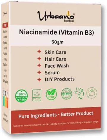 Niacinamide Powder (Vitamin B3) For Making Soap, Cream, Serum & Skin Care (50gm)