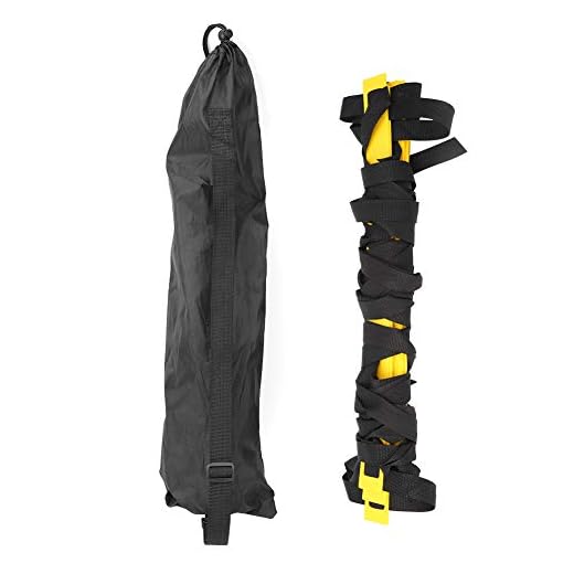 Flat Rung, Speed ​​Training Ladder, PP -material för sportträning Hemträning