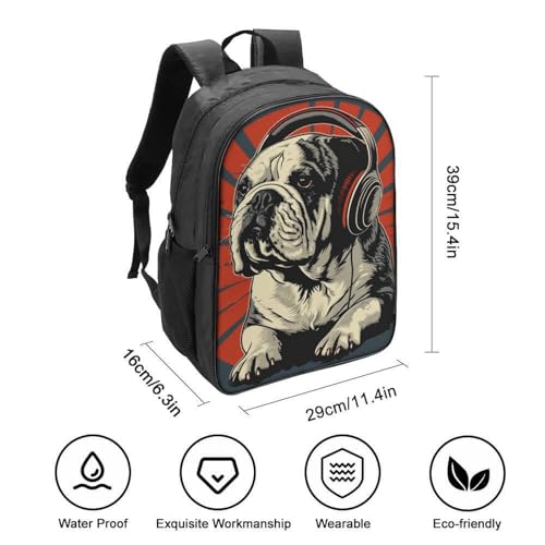 Mochila de Bulldog Francés para niños y niñas ideal para el colegio y excursiones 2