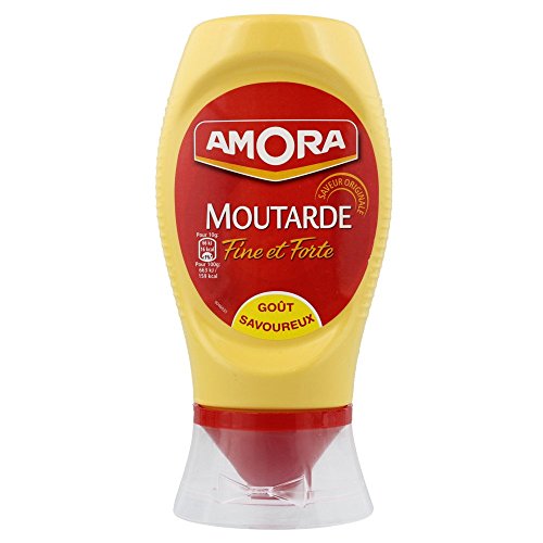 French Strong Amora Dijon Mustard Moutarde de Dijon Fine et Forte Flacon Souple 265 gr image 4