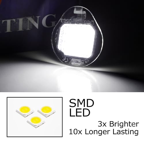 Luces LED blancas para puerta y espejo Jeep Cherokee KL miniatura 2