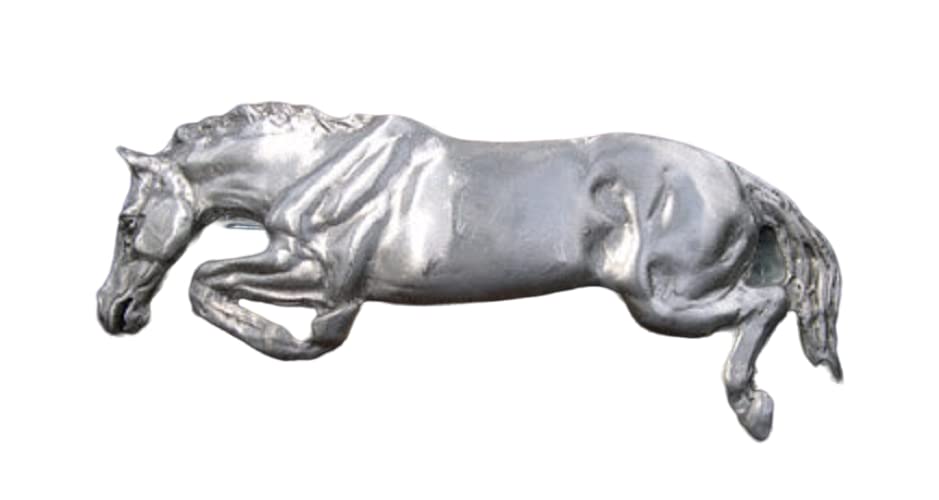 Jumper Horse barrette jewelry gift authentic Beverly Zimmer Design straight from the Artist's studio