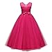 Produktbild Loveso Mädchen Kinder Spitze Tüll Hochzeit Kleid Prinzessin Kleider Festzug Party Spitze Tüll Brautjungfern Kleider
