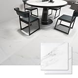 フロアタイル 置くだけ 大理石 床 シート 18枚/約1畳 クッション フロア マット トイレ 防水 フロリング マット 玄関 床 diy 張り替え リメイク シート 床材(白Xグレー 型番号6216)