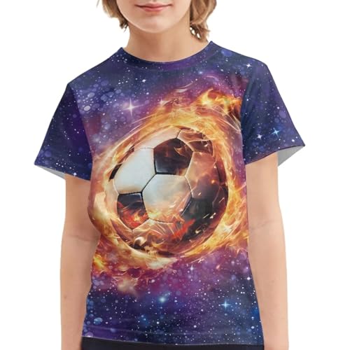 Short Sleeve T Shirts Girls Boys Crew Neck Tees Novelty Print Unisex Shirt Tops Size 3-16 Years Toddler Kids3