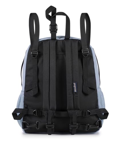 Image of JanSport Central Adaptive Backpack - Wheelchair & Walker Compatible, Tuck-Away Shoulder Straps, Adjustable Backrest Loops & Anchor Straps, Iconic Design, Blue Dusk