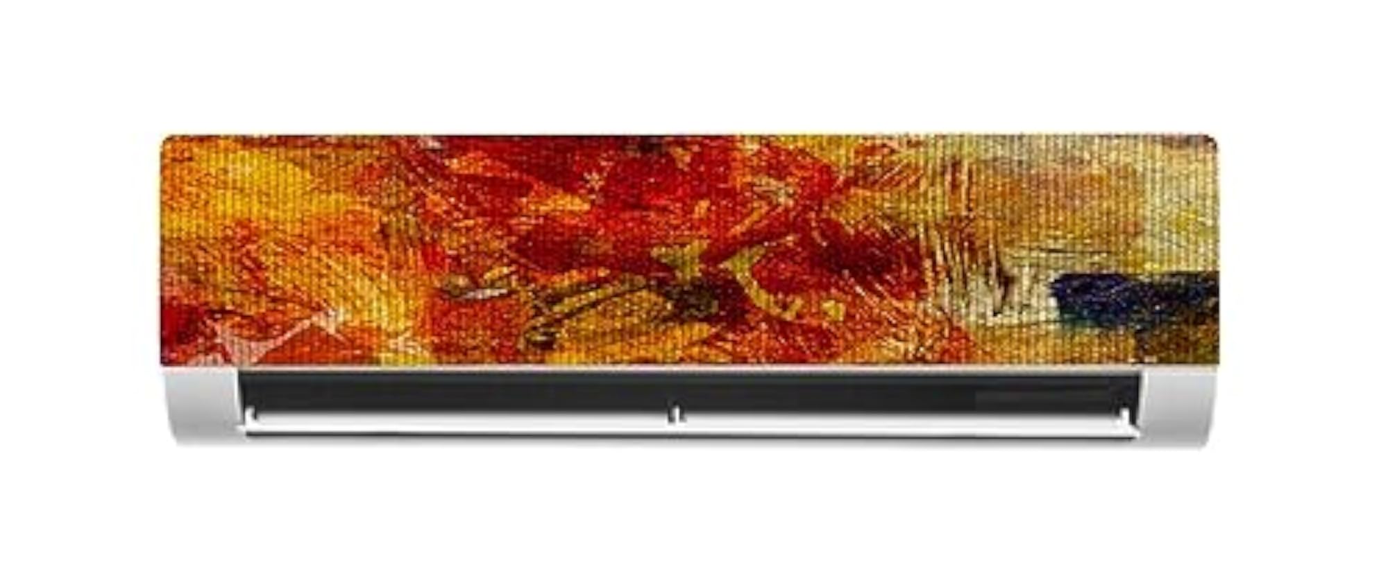 Abstract Design Colorful AC Sticker, Multicolor PVC Vinyl