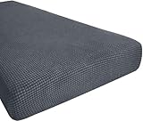 Hokway Couch Cushion Covers Stretch Cushion Covers Sofa Seat Cushion Slipcover Cushion Protector(Gray, Medium)