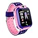 Produktbild QFF 1,44 Zoll Kinder Passen Telefon Machen Sie Ein Foto Wasserdichte Uhr Gps + Wifi Positionierung Kinder Smart Watch Ipx7 Ebenen Tief Wasser/Rosa / 1.44 Zoll