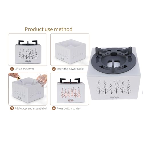 Difusor aromático eléctrico Fockety 400ml 3 en 1 miniatura 7