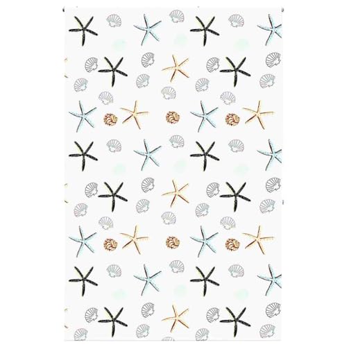 Foknhdi - Estor de ducha (150 x 240 cm, PEVA impermeable, riel de aluminio, Klemmfix o montaje por tornillo, conector de cadena seguro para niños