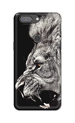 Image of Roaring Lion Hard Back Case Cover for OnePlus 5T Back Cover -(J5) VNS2225