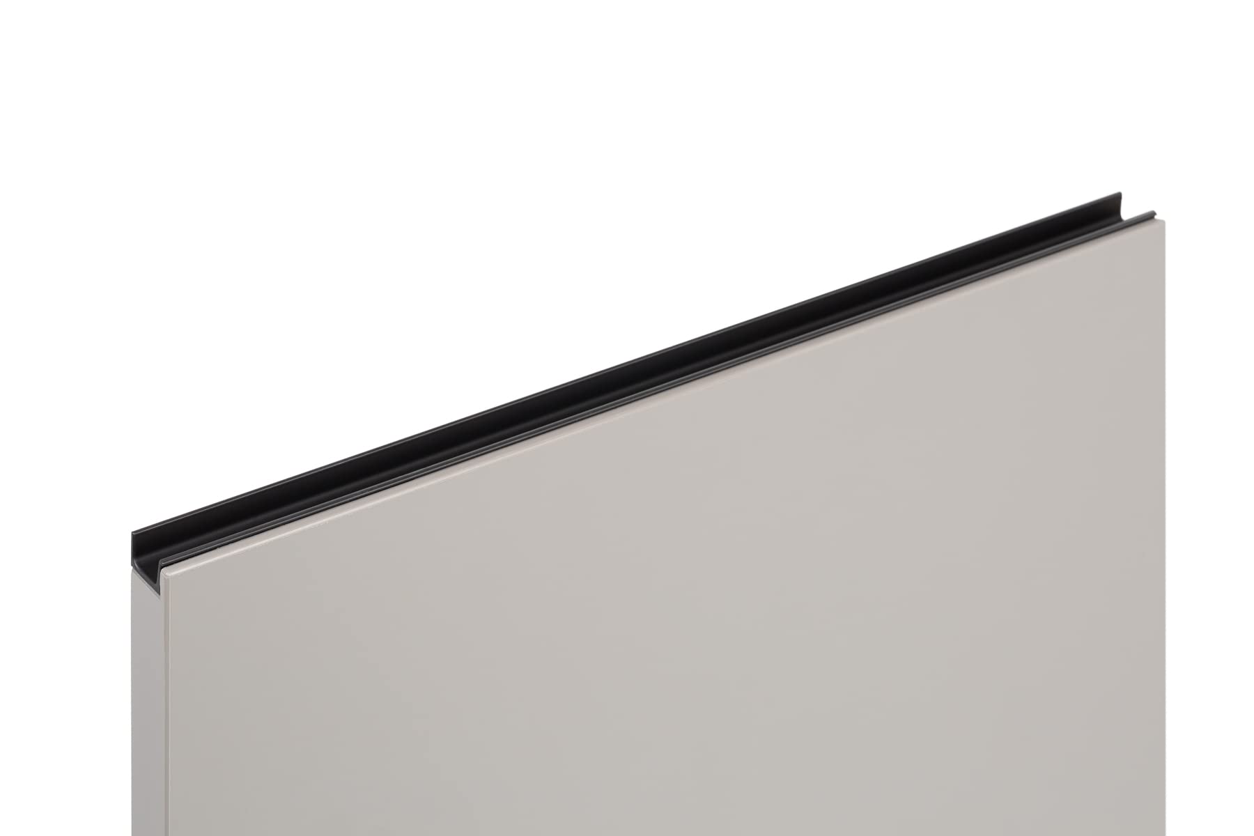 Poignées de meubles en aluminium noir mat Gedotec JEY2 0163 de 897 mm