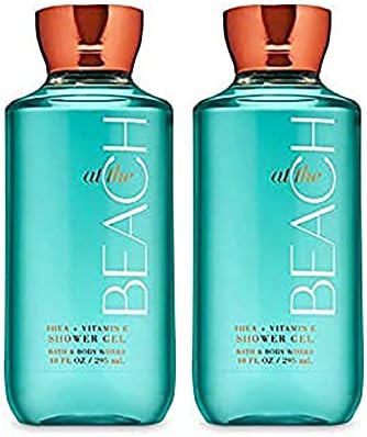 Bath & Body Works At The Beach Shower Gel Gift Sets For Women 10 Oz 2 Pack (At The Beach)