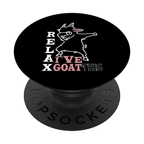 Cabra Graciosa Relax I've Goat This PopSockets Agarre y Soporte para Teléfonos y Tabletas