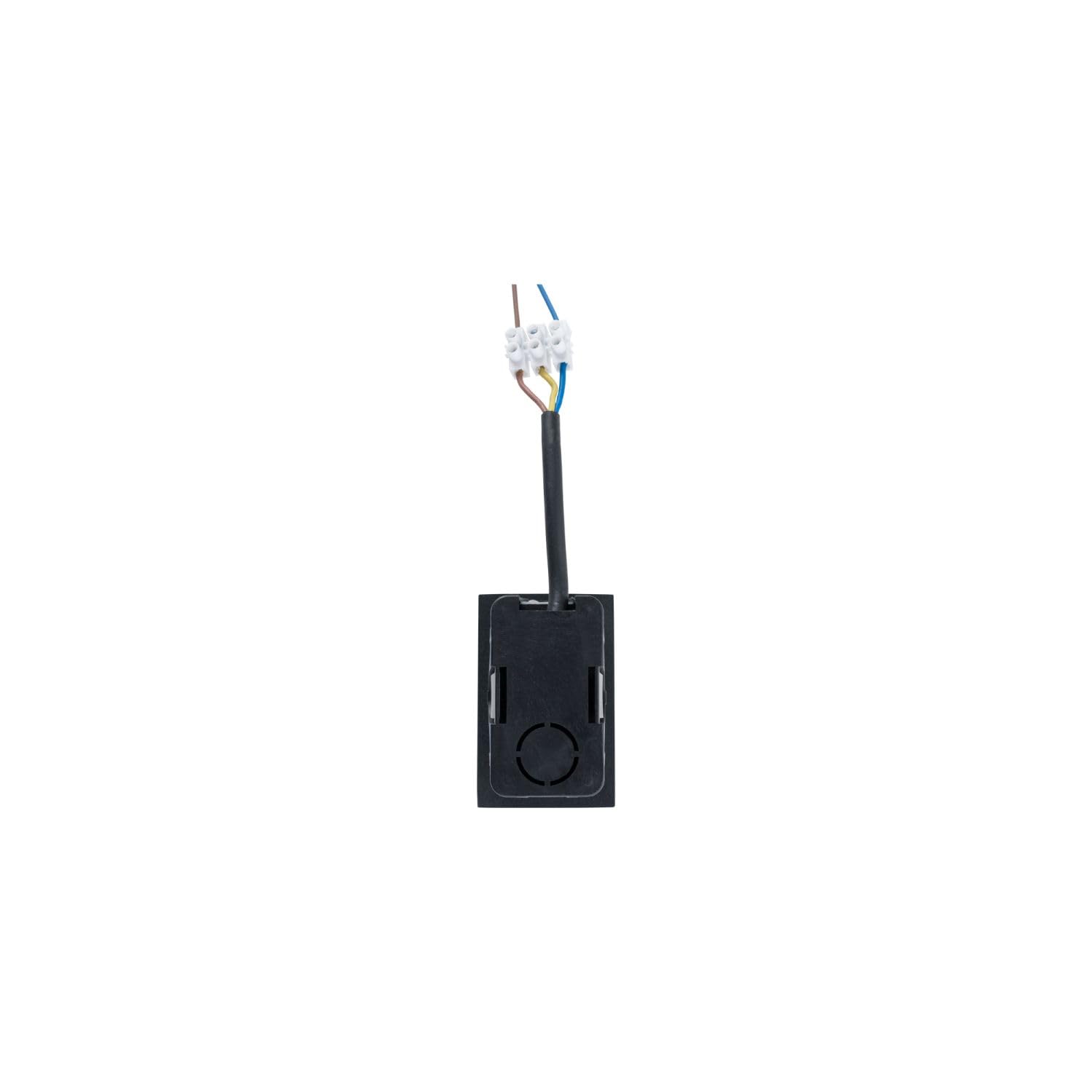 Licht-Erlebnisse LED Einbauspot Schwarz Aluminium IP65 Außen Eingang Garten 3000 K rund funktional B:8 cm Balkon Terrasse Einbauleuchte Modern