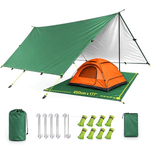 Waterproof Camping Tarp Tent Hammock Rain Fly...