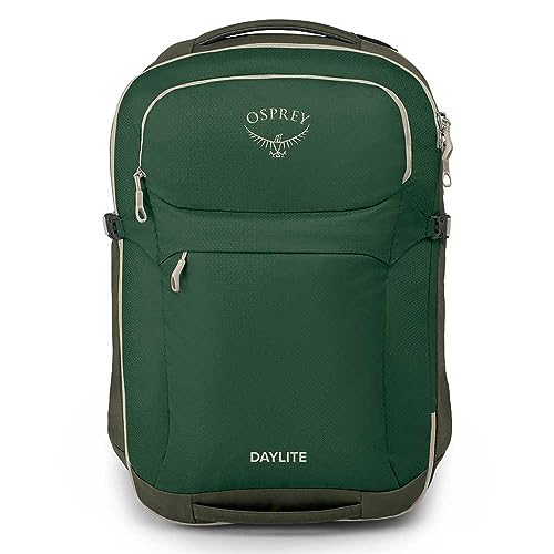 Osprey Daylite 44L Carry On Travel Backpack, Green Canopy/Green Creek