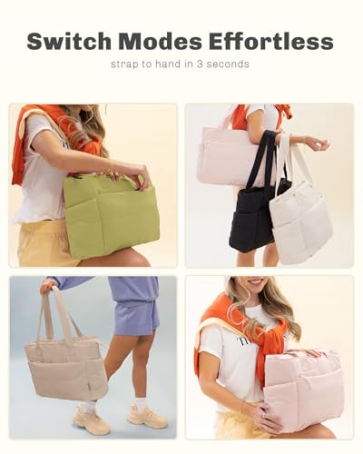 Bolso tote acolchado ligero para mujer Hynes Eagle miniatura 2