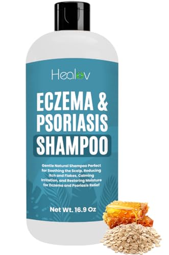 Eczema Shampoo – All-Natural Dermatitis & Psoriasis Treatment for Dry, Itchy, Flaky Skin – Daily...